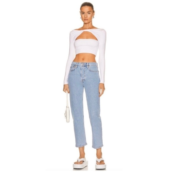 REDONE 70s Stove Pipe High Waist Jeans RE/DONE in NAF 24 - Picture 1 of 15